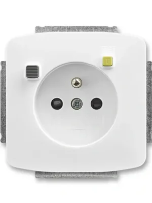 Zásuvka ABB Tango 5526A-A02369 B bílá s proudovým chráničem, bezšroubové svorky Koupit Online