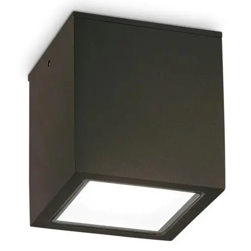 Sleva PAL SVÍTIDLO IDEAL LUX 251530 ECHO PL1 D15 SQUARE NERO 1X20W GU10 IP54 STROP. ČERNÁ
