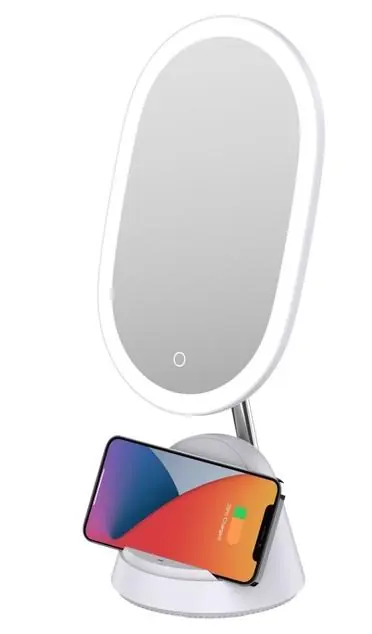 LED kosmetické zrcátko IMMAX FACE 3v1 stojánek s Qi nabíjením 08970L Akční Nabídka
