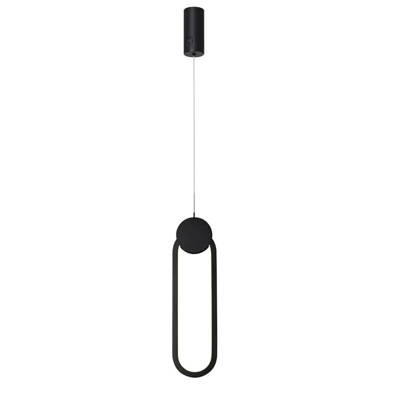 Tovární Cena Závěsné svítidlo IMMAX NEO LITE OVALE Smart 40x12cm 22W Tuya WiFi s podporou BEACON černá 07232L