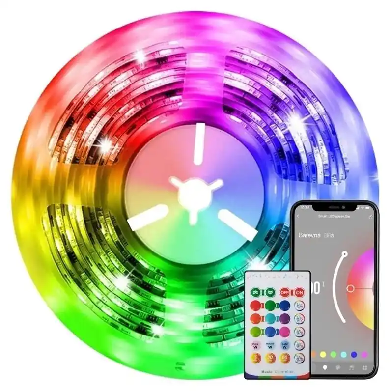 IMMAX LED PÁSEK NEO LITE SMART 10M RGB+CCT BAREVNÝ+STMÍVATELNÝ WIFI DÁL.OVLADAČ MUSIC 07775L Přímo Od Výrobce