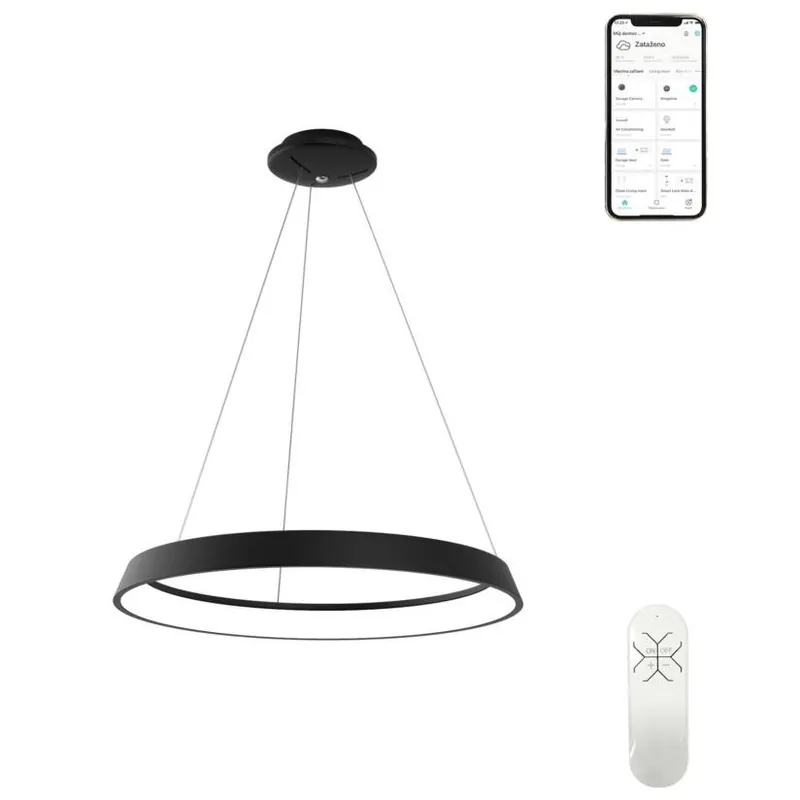 IMMAX SVÍTIDLO LED NEO LIMITADO SMART 39W 2730LM 2700-6500K 60CM ZÁV ČERNÁ ZIGBEE 07080L Nejlepší Volba
