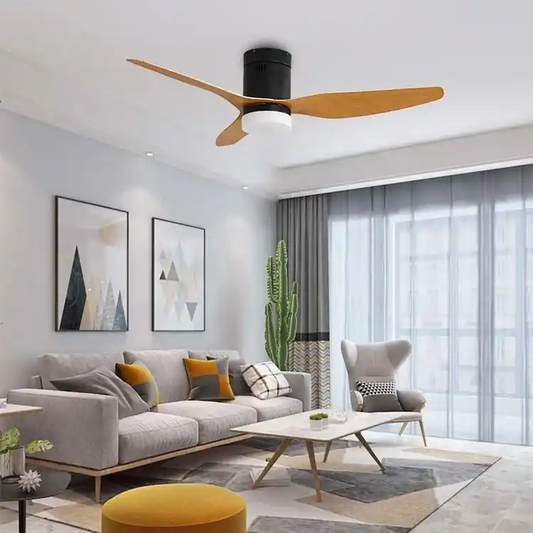 Nejlepší Cena IMMAX SVÍTIDLO NEO LITE VENTO SMART 18W 3-4-6000K 1500LM S VENTILÁTOREM 26W TUYA WIFI ČERNÁ/DŘEVO 07142-B