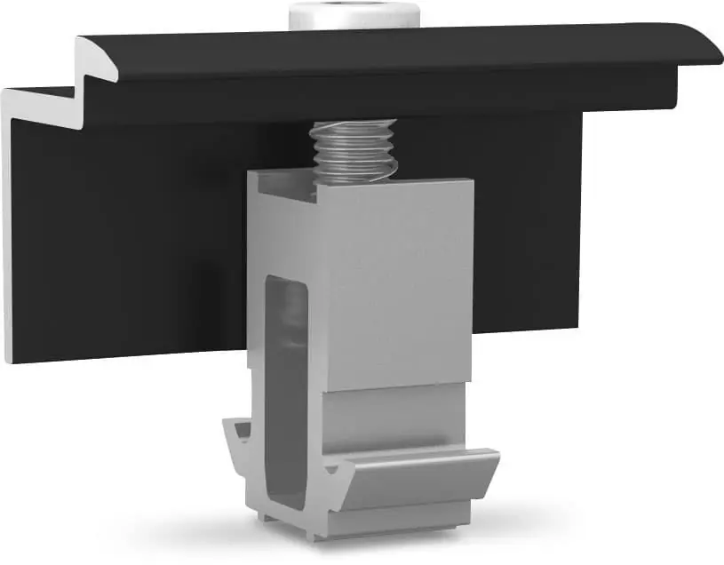 K2 ÚCHYT KRAJNÍ 30-50MM HLINÍK ČERNÝ ELOX DOMECLAMP Koupit Online