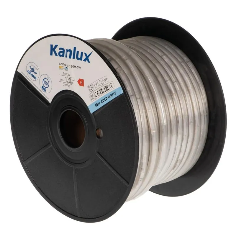 KANLUX GIVRO LED 50M-CW STUDENÁ BÍLÁ HAD 50M 2W/120LM/M -PRODEJ POUZE PO BALENÍ 50M 38580 Horká Nabídka