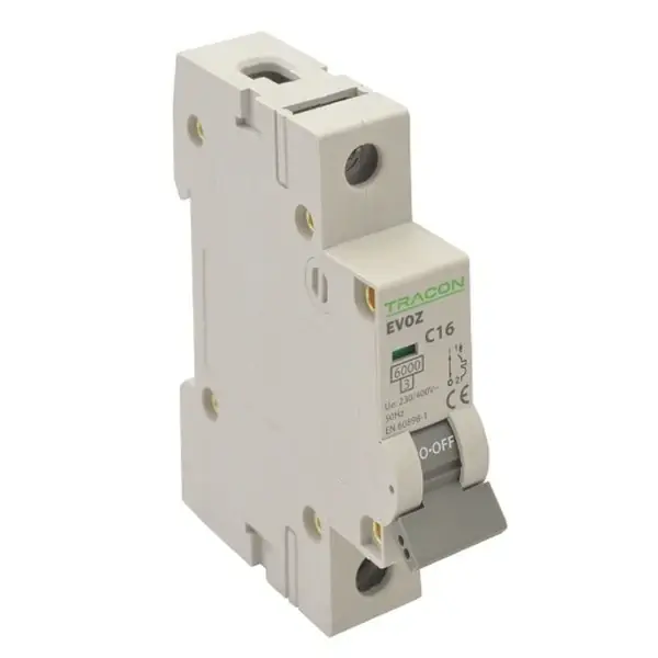 Originální Tracon EVOZ1B25 Jistič, 1-pólový, char.B, 25A, B, 1P, 6kA
