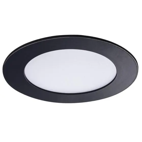 Hit Sezóny KANLUX SVÍTIDLO LED ROUNDA V2LED6W-WW-B 6W 270LM 3000K VEST. IP44/20 ČERNÁ 33562