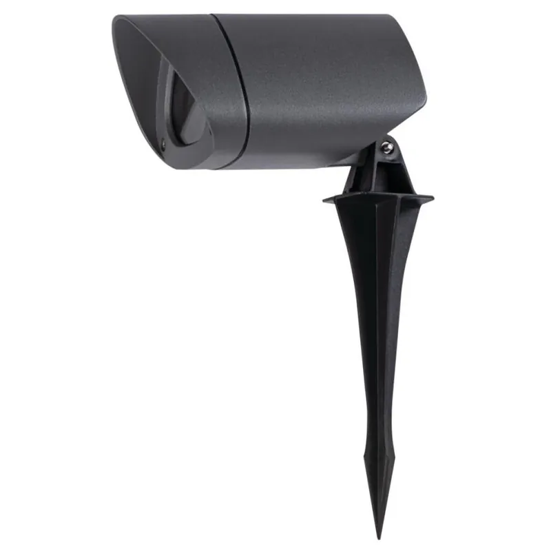Zahradní svítidlo Kanlux VORA SP 20 GR 7W PAR16 LED GU10 IP44 grafit 36565 Poslední Šance