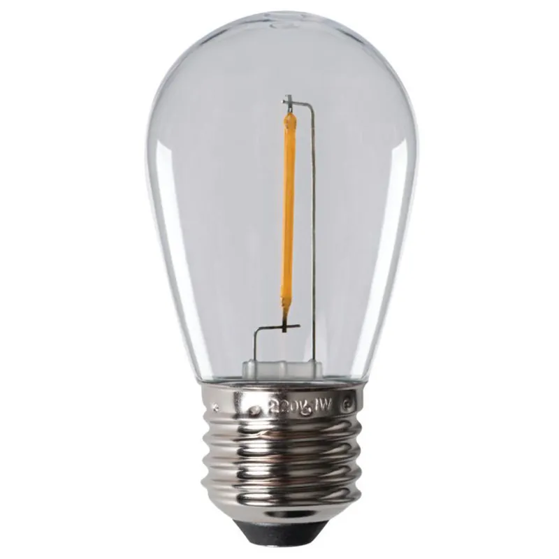 Top Prodej LED žárovka plastová Kanlux ST45 E27 0.5W (5W) 50 lm 2700K 827 filament čirá
