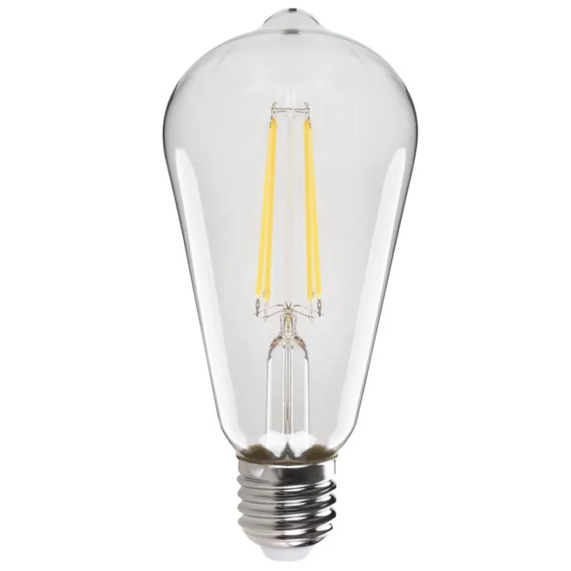 Finální Výprodej LED žárovka Edison Kanlux XLED ST64 E27 7W (60W) 806 lm 4000K 840 filament jantarová