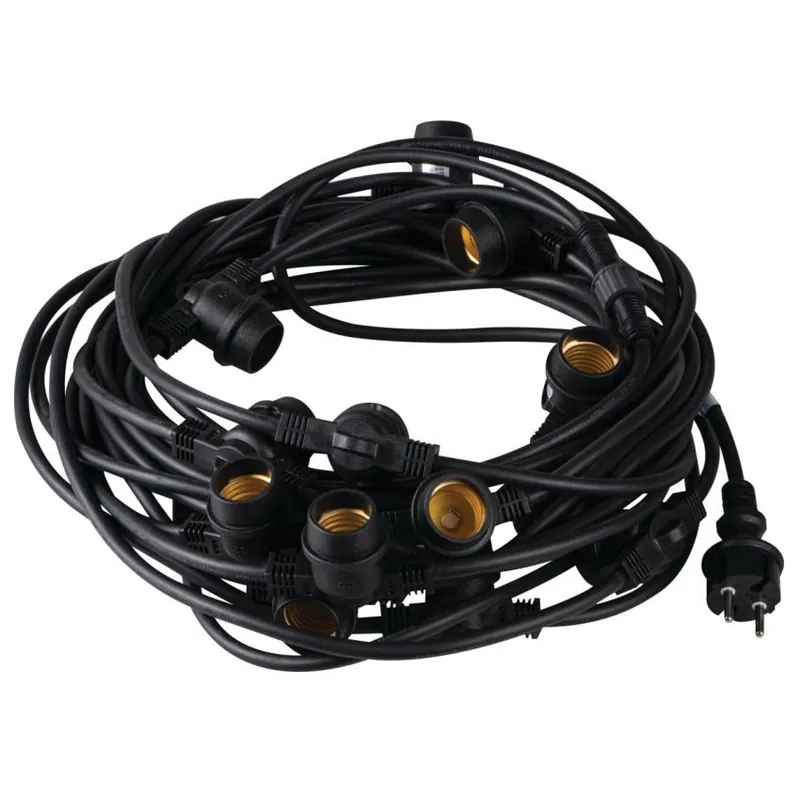 Nakupujte Hned KANLUX ŘETĚZ-GIRLANDA GRL 15M15E27-B 15X E27 MAX 10W 15M IP44 35758