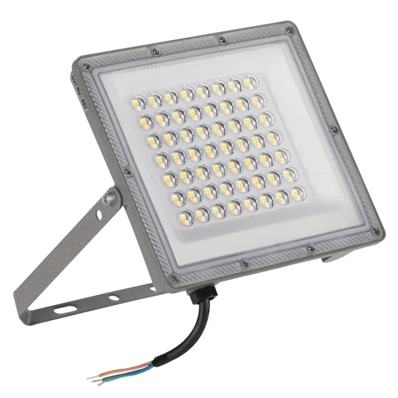 Ověřený LED reflektor KANLUX ACETE CCT GR 50W 4300/5400/4850 lm 3000K-6500K IP65 šedý