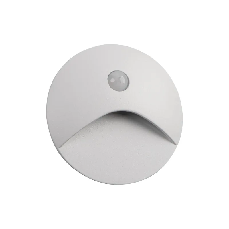 Speciální Cena Schodišťové svítidlo KANLUX EXIN LED PIR O W-NW 2,5W 50lm 4000K senzor bílá 39135