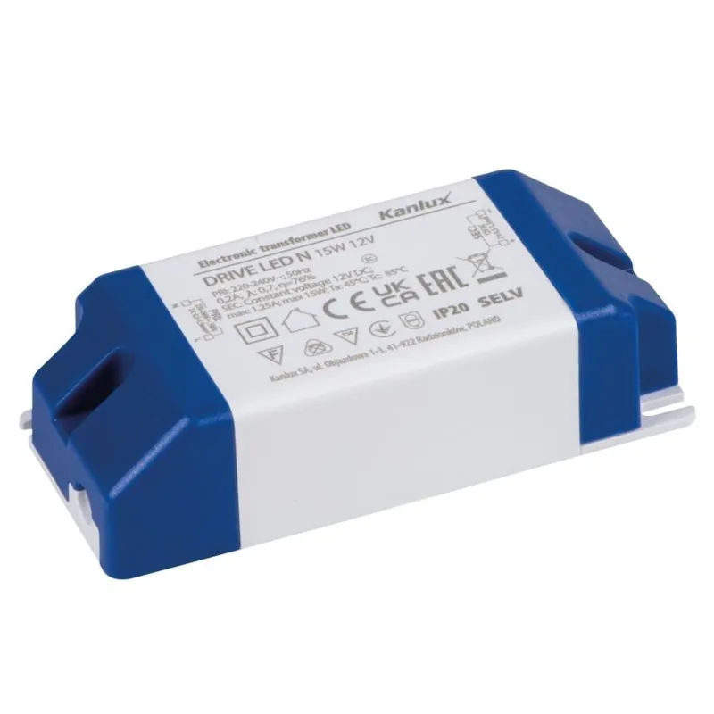 LED zdroj Kanlux DRIVE N 15W 12V 23861 Výhodná Nabídka