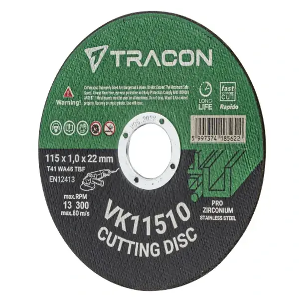 Dokud Zásoby Vydrží Řezný kotouč Tracon VK11510 115x1,0x22mm
