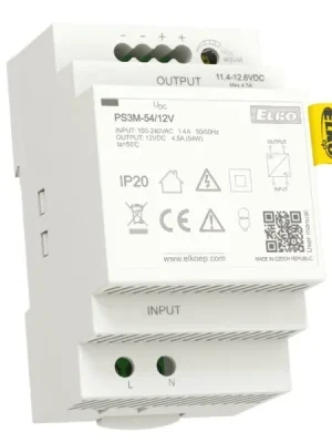 ELKO-EP 8051 PS3M-54/12V Napájecí zdroj 12V/DC 4.5A 54W Přímo Od Výrobce