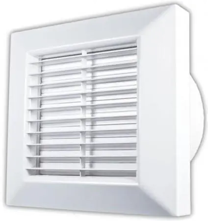 Nová Kolekce KLIMATOM VENTILATOR PRIMO 100 AT IPX5 ČAS.SPÍNAČ, AUT.ŽALUZIE