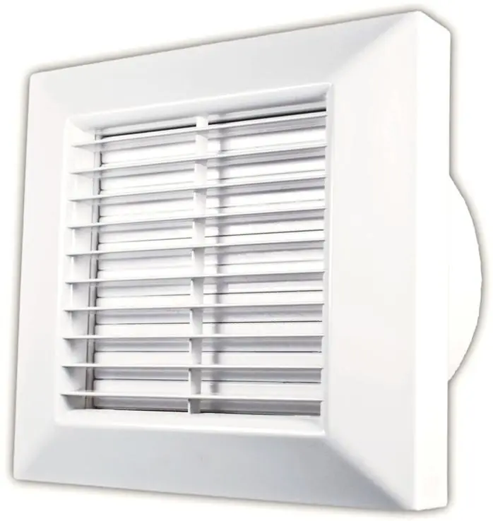 Odeslání Ihned Ventilátor axiální s automatickou žaluzií KLIMATOM PRIMO base 100 AT čas.spínač 13W 230V 100mm IPx4 12956
