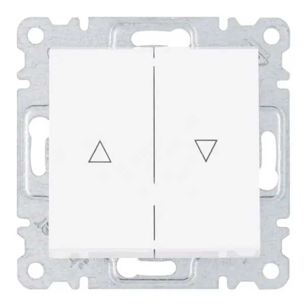 Speciální Cena HAGER WL0310 Lumina Vypínač žaluziový 1-pólový, bílá lesk