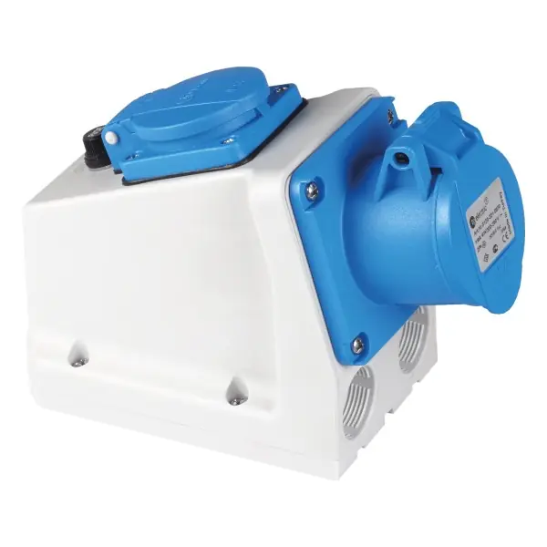 Omezená Nabídka TP Electric 3120-605-09FR Kombinovaná zásuvka francouzská s pojistkou 3x16A / IP44