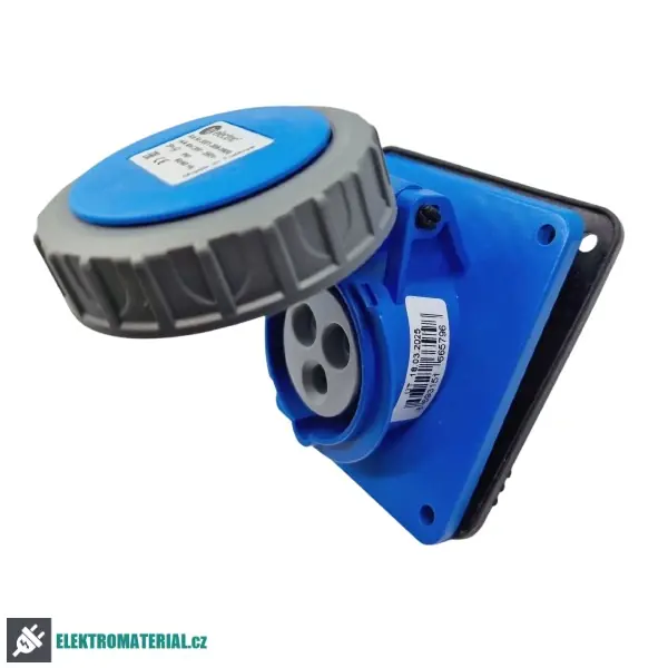 Bezpečná Platba TP Electric 3021-309-0900 Vestavná zásuvka, úhlová, Quick Connect 3x16A / IP67