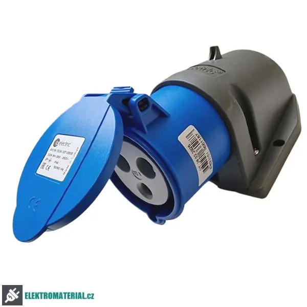 TP Electric 3024-307-0900 Nástěnná zásuvka, Quick Connect 3x32A / IP44 Top Prodej