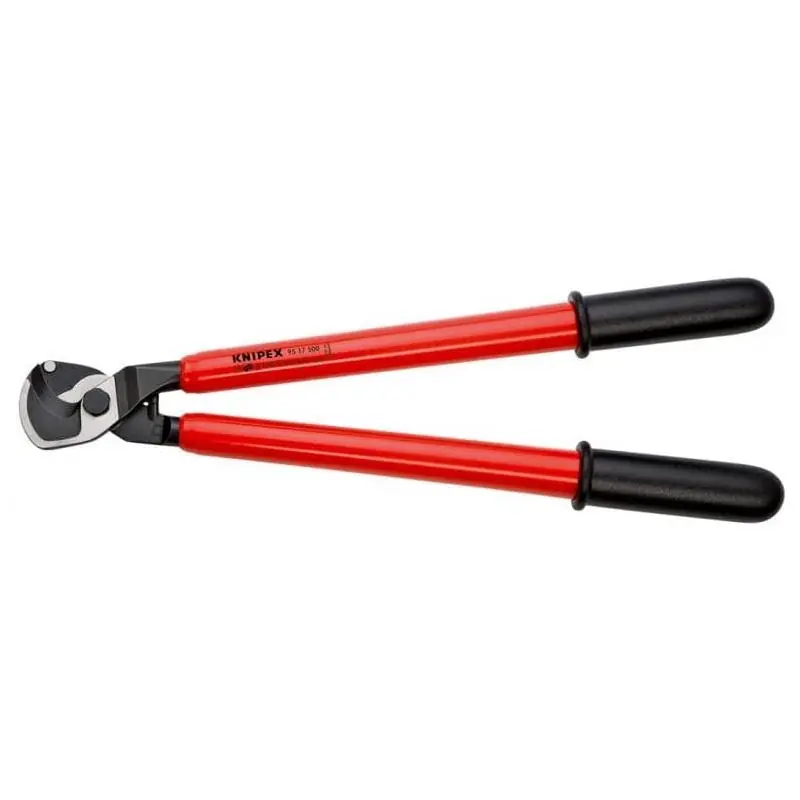 Originální KNIPEX 9517500 NŮŽKY NA KABELY PÁKOVÉ DÉLKA 500MM. MAX. STŘIŽNÝ PRŮM 27MM