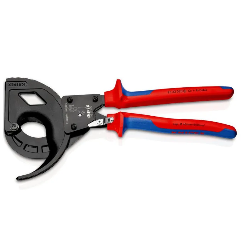 Výhodná Nabídka KNIPEX 9532320 NŮŽKY NA KABELY RÁČNOVÉ DÉLKA 320MM. MAX. STŘIŽNÝ PRŮM 60MM 3 RYCHLOSTI