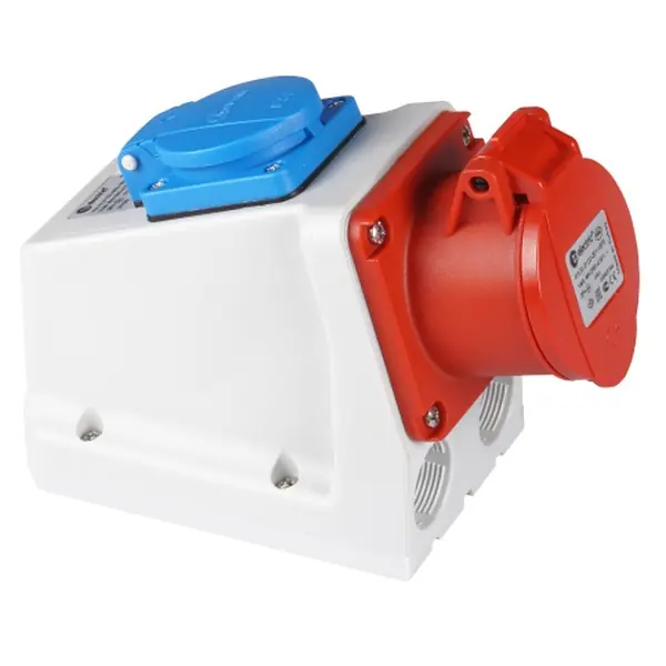 TP Electric 3122-600-16FR Kombinovaná zásuvka francouzská 4x16A / IP44 Vrácení Zdarma