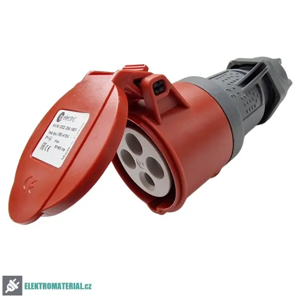 TP Electric 3022-304-1601 Spojovací zásuvka, Quick connect 4x16A / IP44 Hit Sezóny