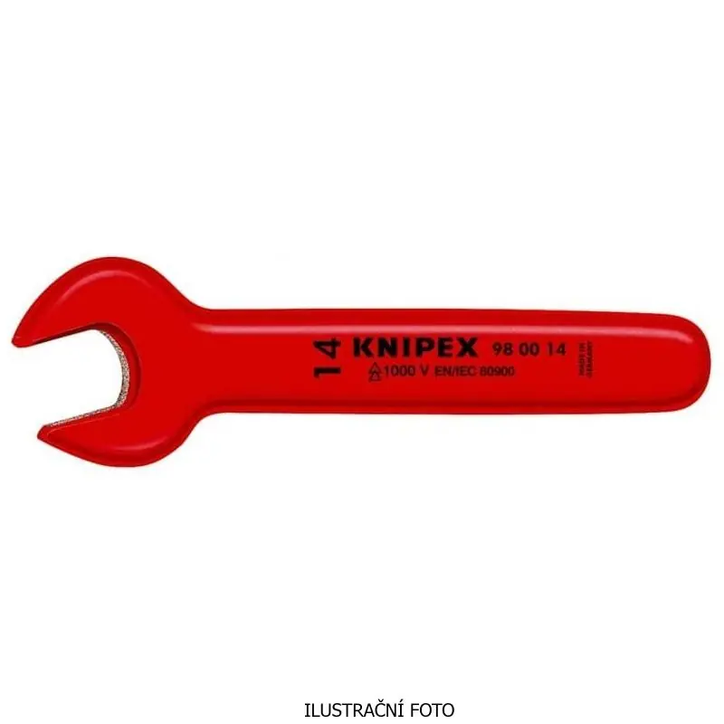 KNIPEX 980013 JEDNOSTRANNY OTEVRENY KLIC 13 MM 1000V Autentický