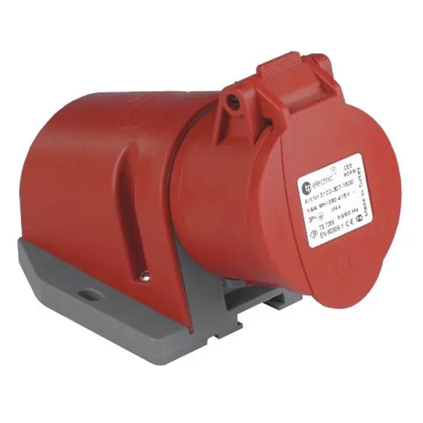 Novinka TP Electric 3026-307-1600 Nástěnná zásuvka, Quick Connect 4x32A / IP44