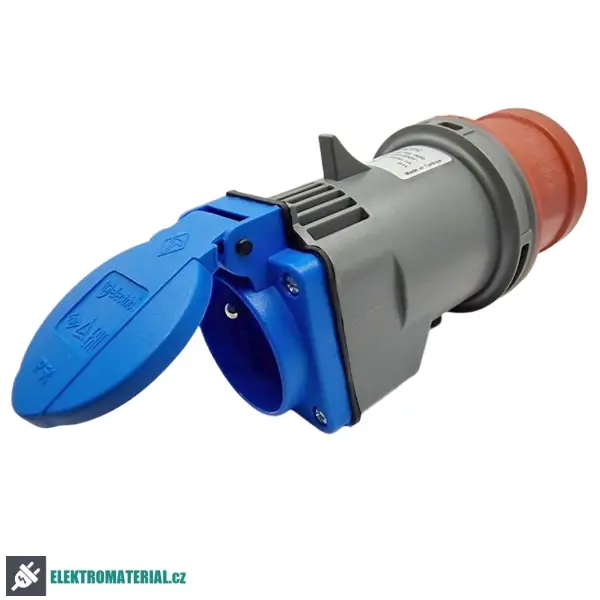 TP Electric 3105-704-1600 Adaptér z vidlice 5x16 A na francouzskou zásuvku 250 V 5x16A / IP44 Tovární Cena