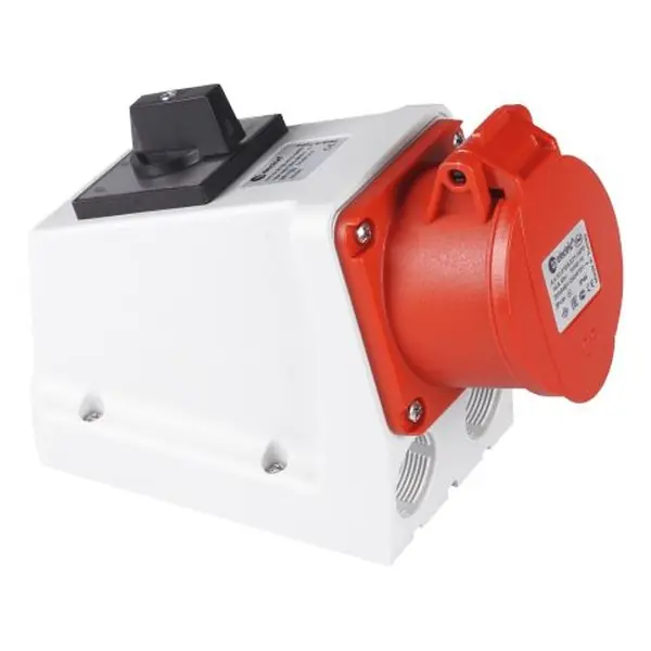 Nová Kolekce TP Electric 3105-610-1600 Kombinovaná zásuvka s vypínačem 5x16A / IP44