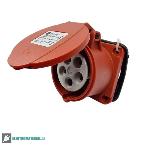 TP Electric 3005-321-1670 Vestavná zásuvka, rovná, kompaktní příruba 70x70, Quick Connect 5x16A / IP44 Horká Nabídka