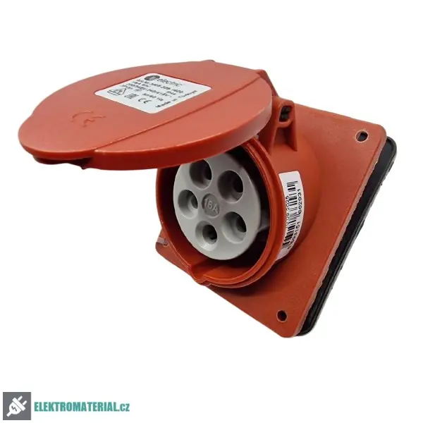 Tovární Cena TP Electric 3005-309-1600 Vestavná zásuvka, úhlová, Quick Connect 5x16A / IP44
