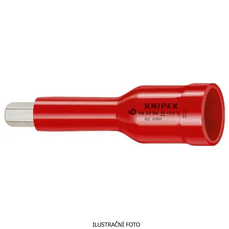 Poslední Šance KNIPEX 984908 NASAZOVACI NASTRCNY KLIC 8MM IMBUS SPOJOVACÍ ČTYŘHRAN 1/2IN 1000V