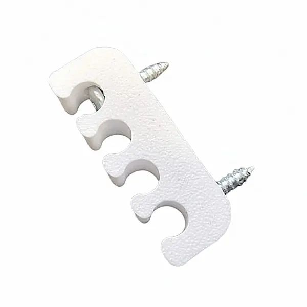 Autentický Držák Ethernet kabelů UTP i FTP montáž na rovnou plochu až pro 4 kabely
