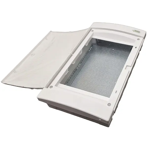 Tovární Cena Noark 113425 PNF-MM 2x18W Plastové multimediální IT rozvodnice bílá dvířka, pod omítku