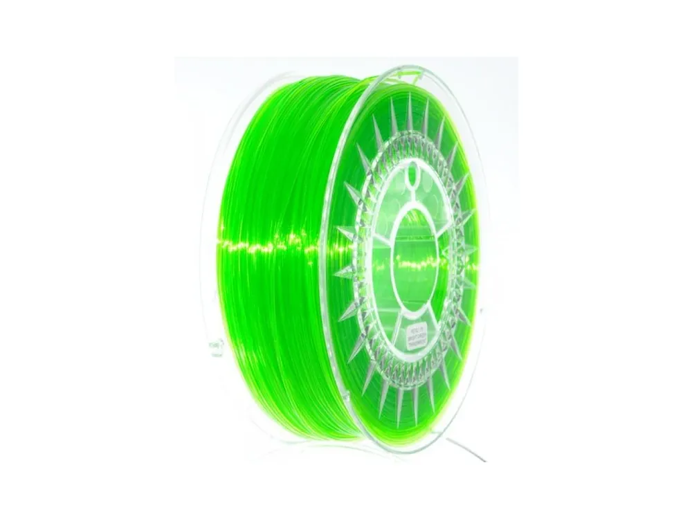 PET-G filament 1,75 mm jasně zelený transparent Devil Design 1 kg Rychlé Dodání