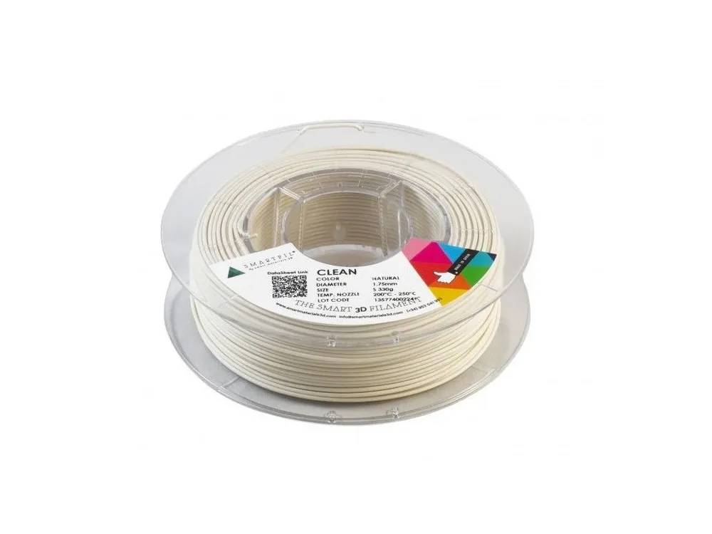 Expresní Doručení CLEAN filament přírodní 1,75 mm Smartfil 330 g