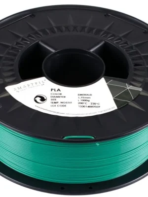 Cenově Výhodný PLA filament smaragdově zelený 1,75 mm Smartfil 1 kg