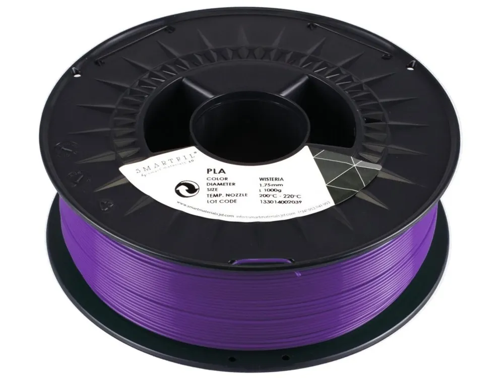 Dokud Zásoby Vydrží PLA filament fialový Wisteria 1,75 mm Smartfil 1 kg