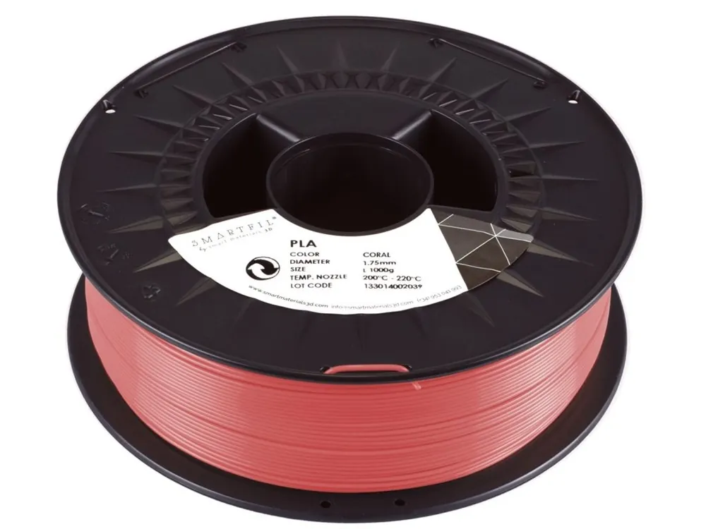 PLA filament korálový 1,75 mm Smartfil 1 kg Výhodná Nabídka