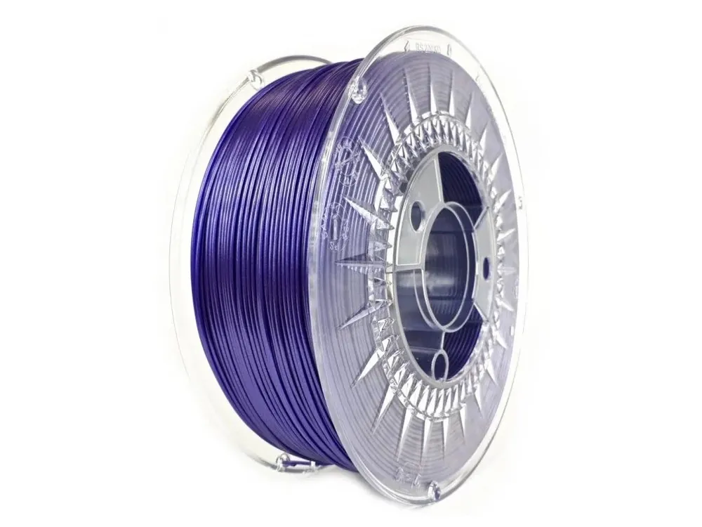 Cenový Hit PLA filament 1,75 mm Galaxy třpytivý fialový Devil Design 1 kg