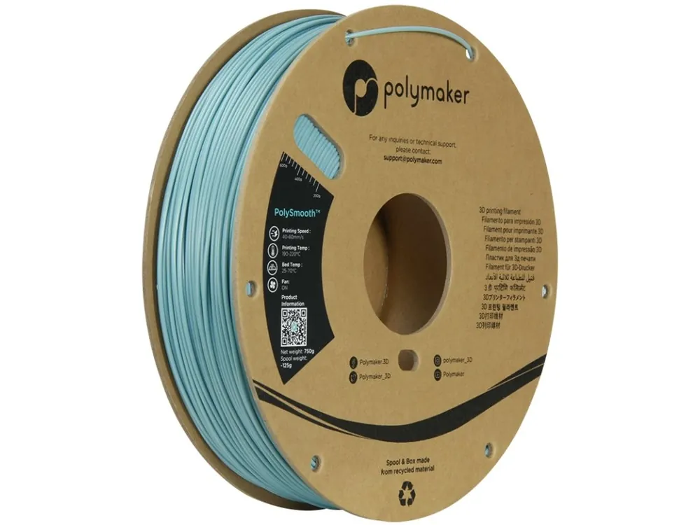 PolySmooth filament břidlicově šedý 1,75 mm Polymaker 750 g Nejlepší Cena