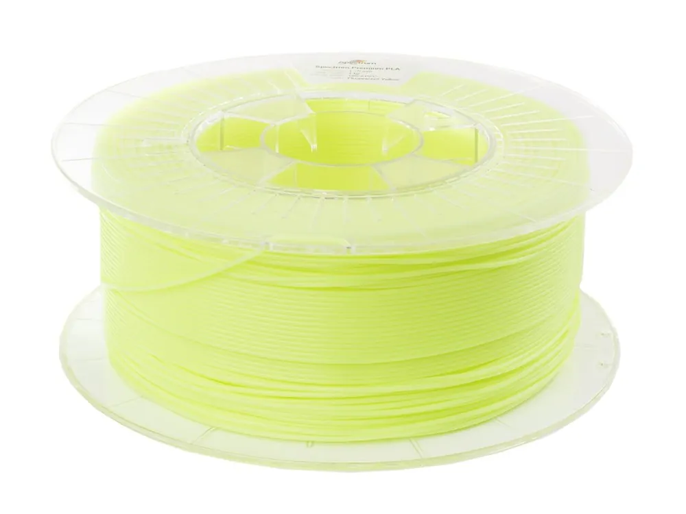 PLA filament Fluorescent Yellow 1,75 mm Spectrum 1 kg Víkendová Akce