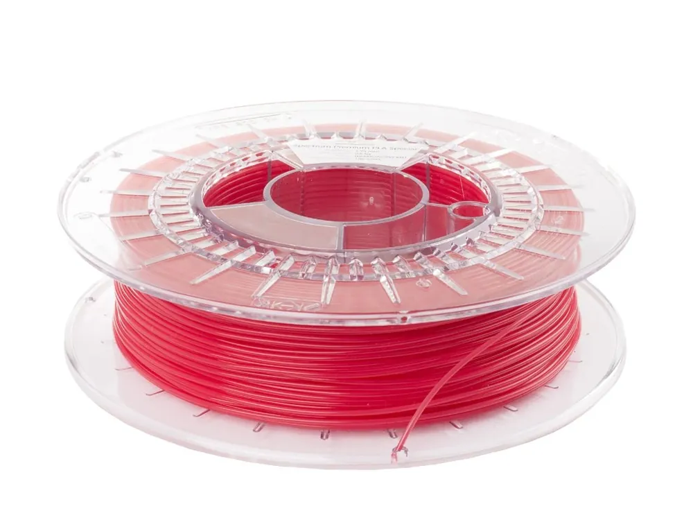 Rychlé Dodání PLA termosenzitivní filament Thermo Red 1,75 mm Spectrum 0,5 kg