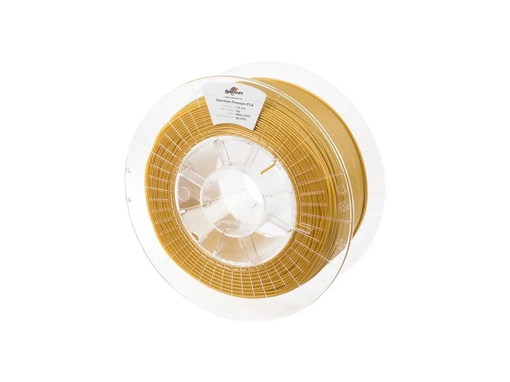 PLA filament Pearl Gold 1,75 mm Spectrum 1 kg Nová Kolekce