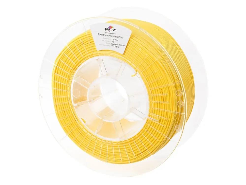 PLA tisková struna Bahama Yellow 1,75 mm Spectrum 1 kg Objednat Nyní